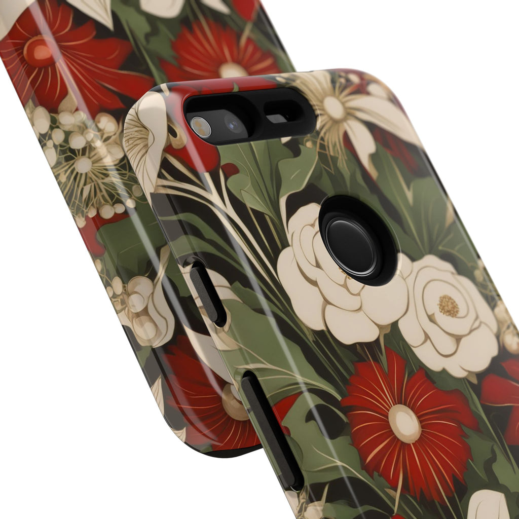 Holiday Flowers, Cell Phone Case - Apple, Samsung, Google Pixel