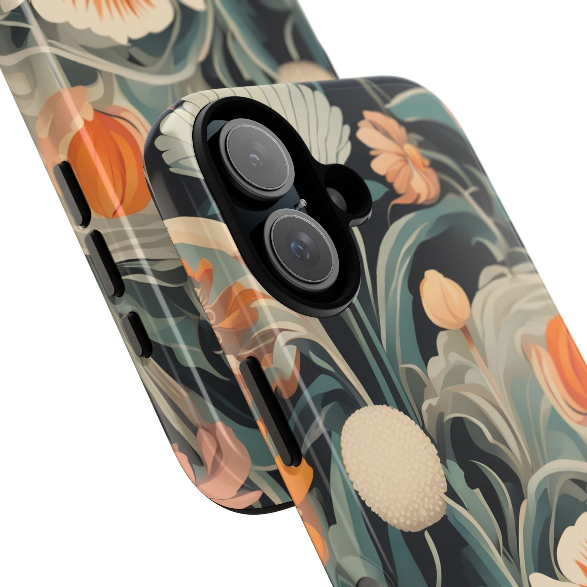 Orange and White Flowers, Cell Phone Case - Apple, Samsung, Google Pixel