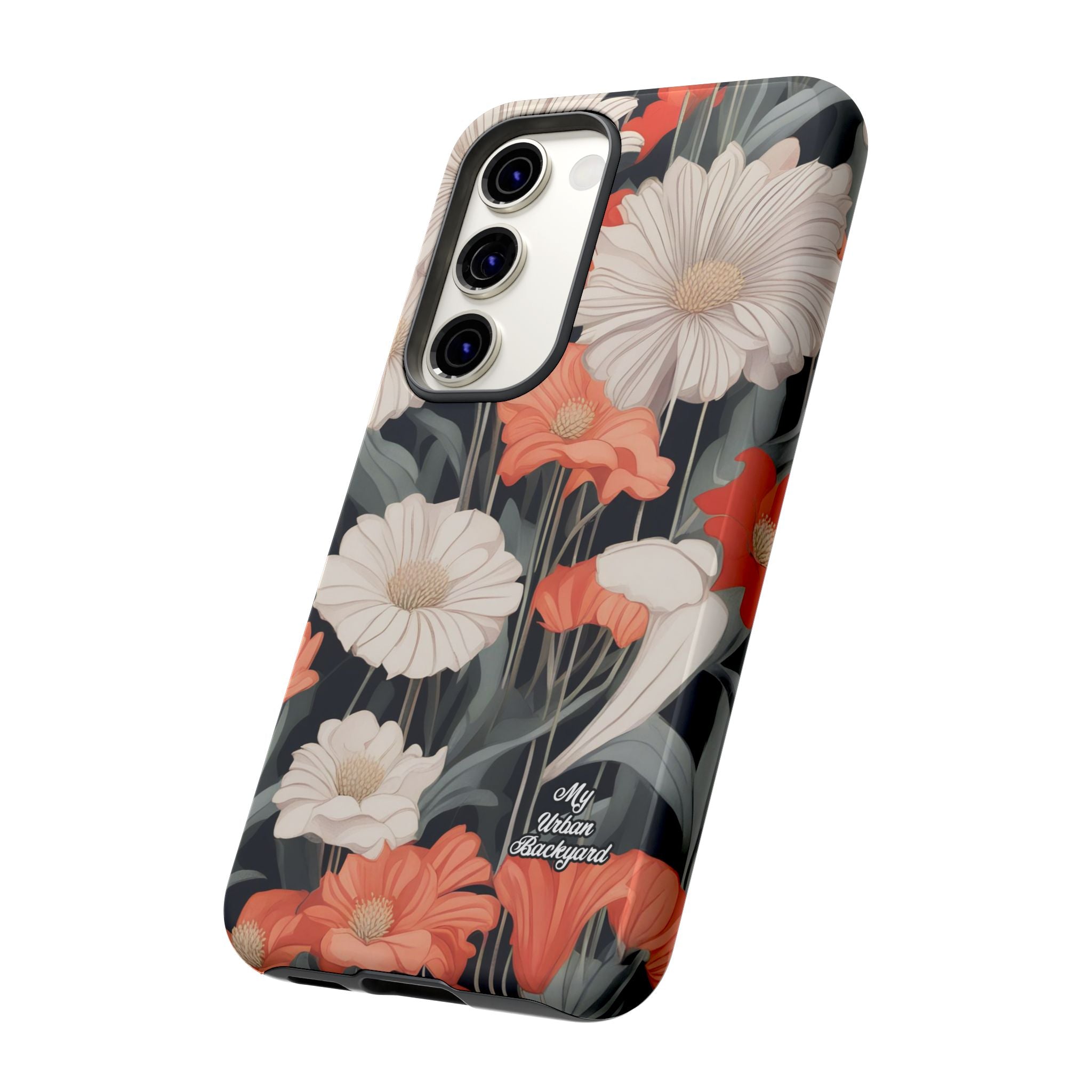 Art Deco Flowers, Cell Phone Case - Apple, Samsung, Google Pixel