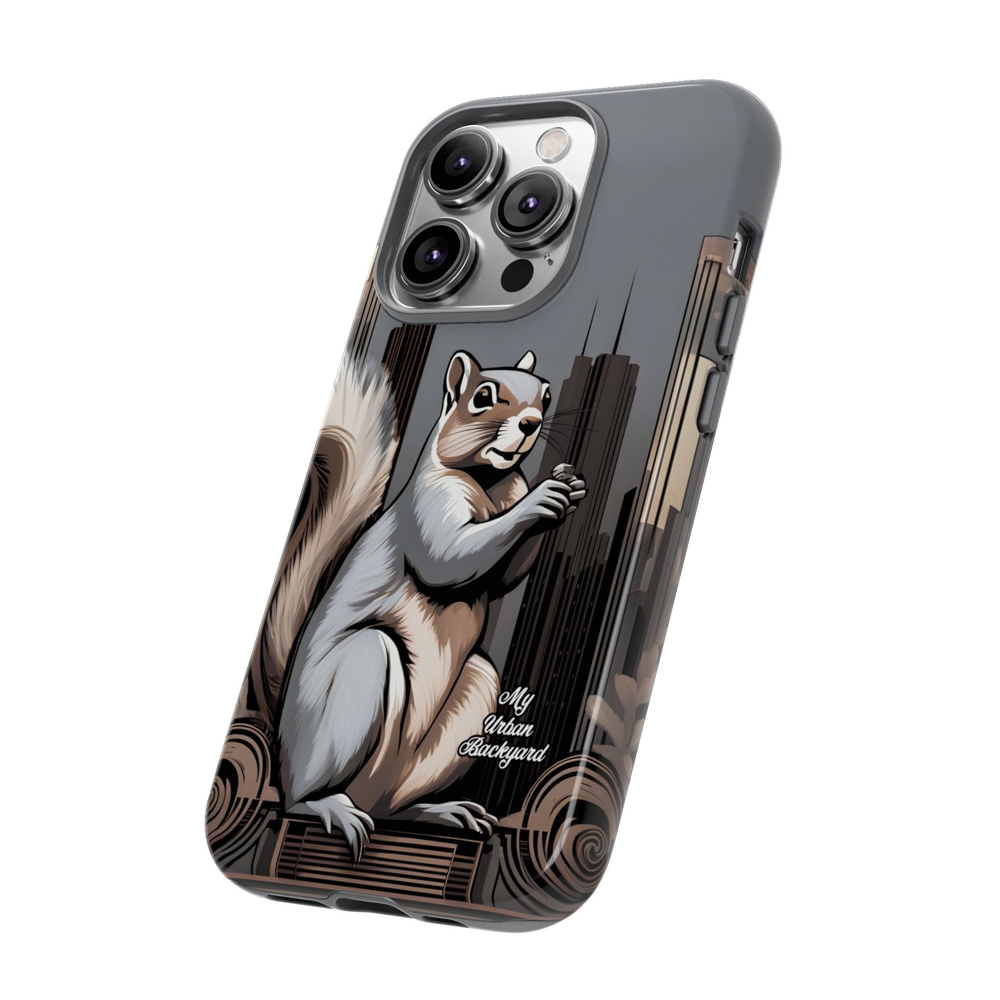 Urban Gray Squirrel, Cell Phone Case - Apple, Samsung, Google Pixel
