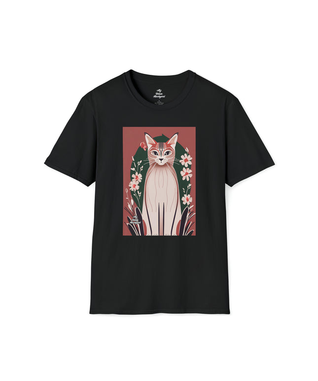 Selena Purrmore, Cat T-Shirt, Soft 100% Cotton, Unisex, Short Sleeve, Classic Fit