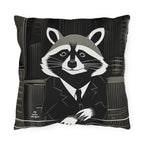 Oliver Nighteyes, Raccoon Throw Pillow