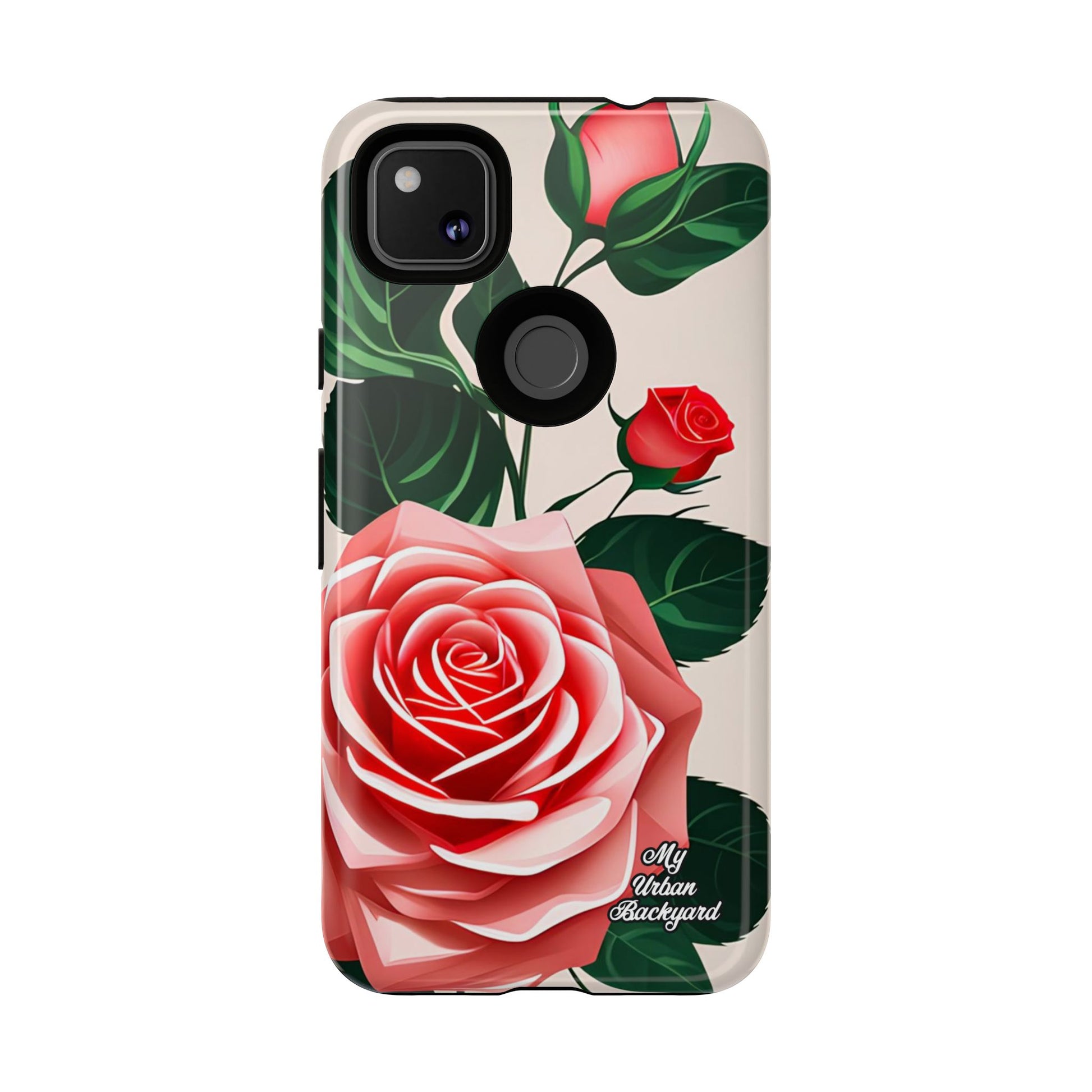 Pink Rose Flowers, Cell Phone Case - Apple, Samsung, Google Pixel