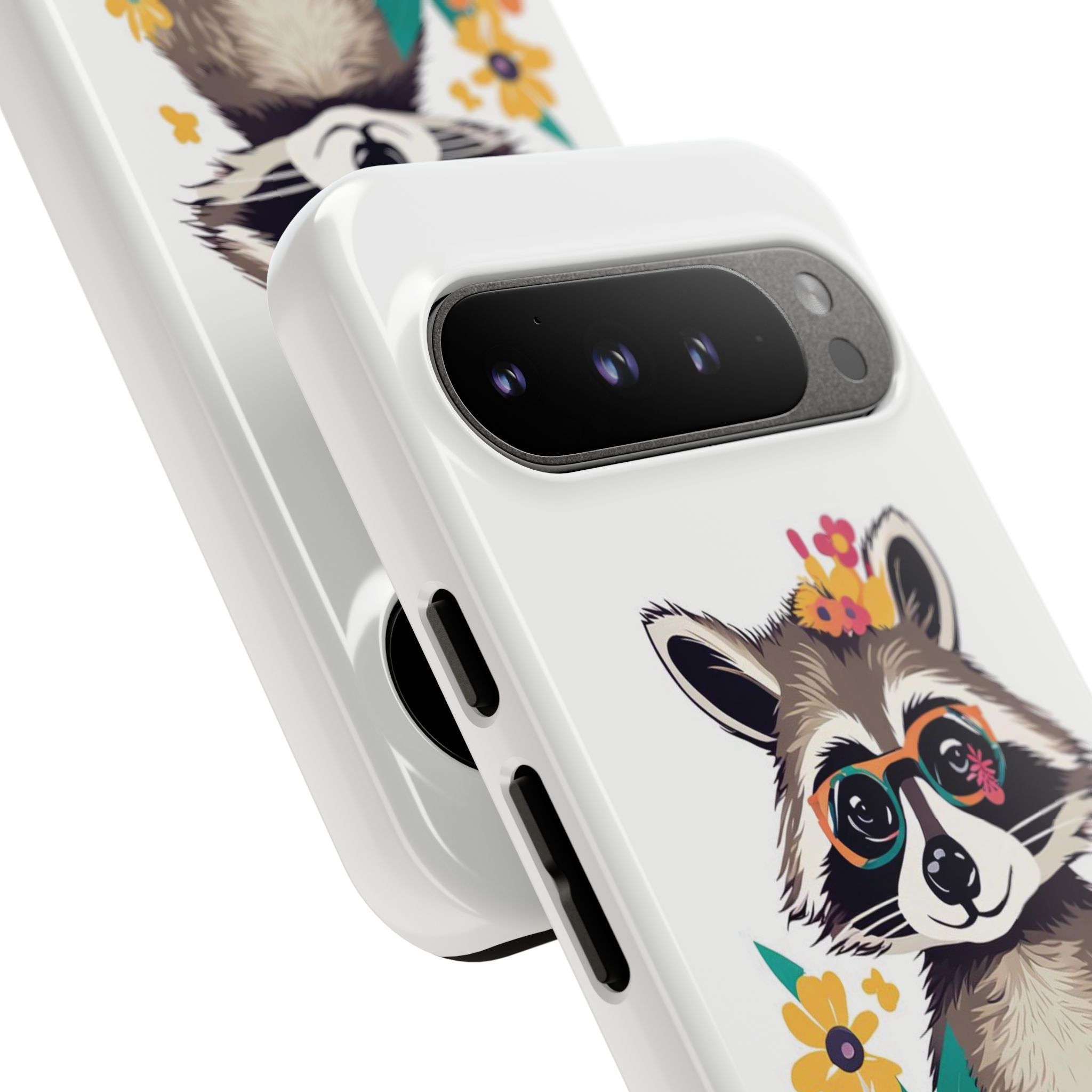 Raccoon with Glasses, Cell Phone Case - Apple, Samsung or Google Pixel