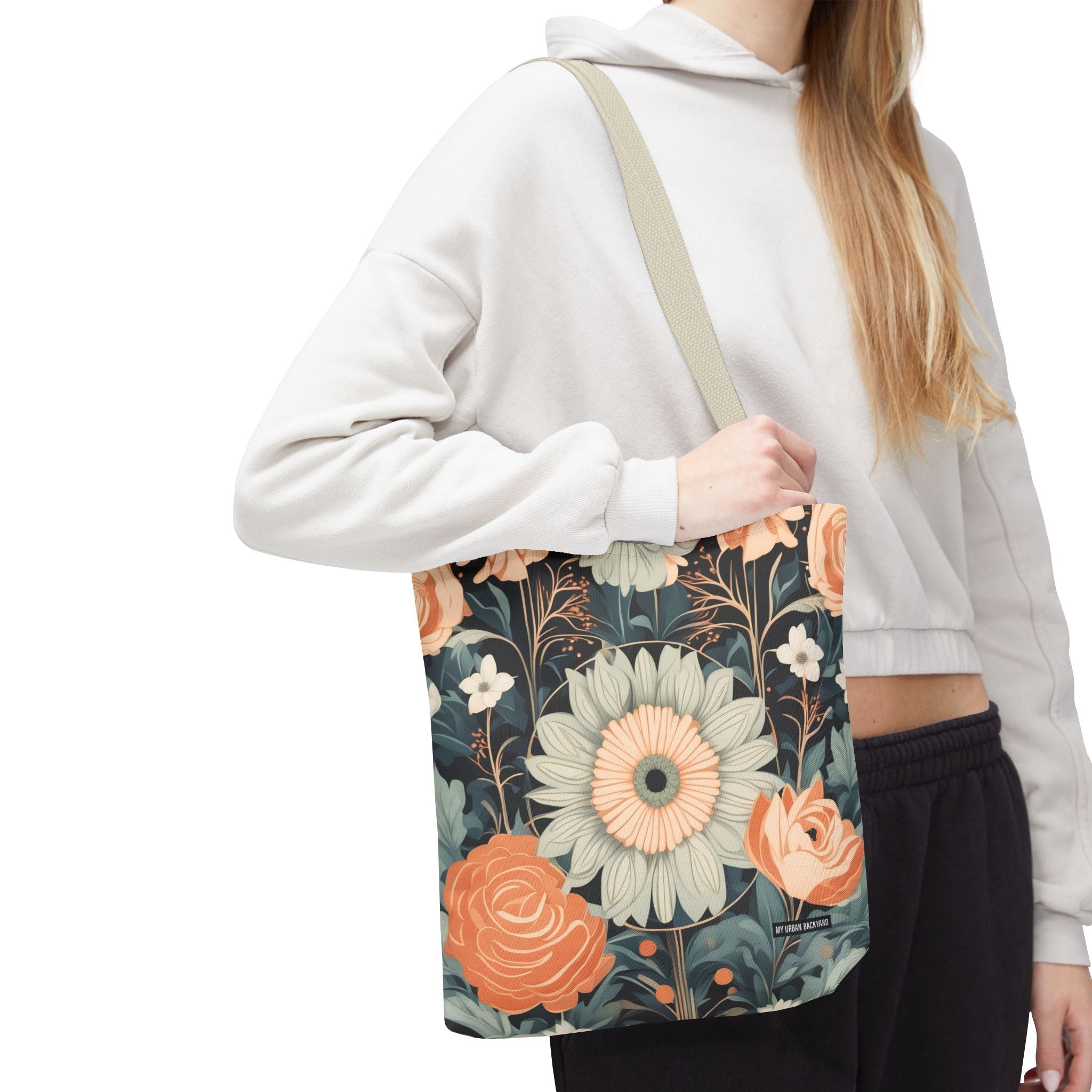 Wildflowers, Everyday Tote Bag w Cotton Handles