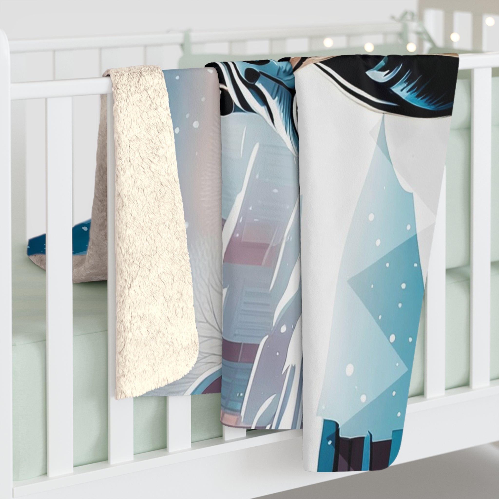 French Bulldog Sherpa Fleece Blanket for Cozy Warmth