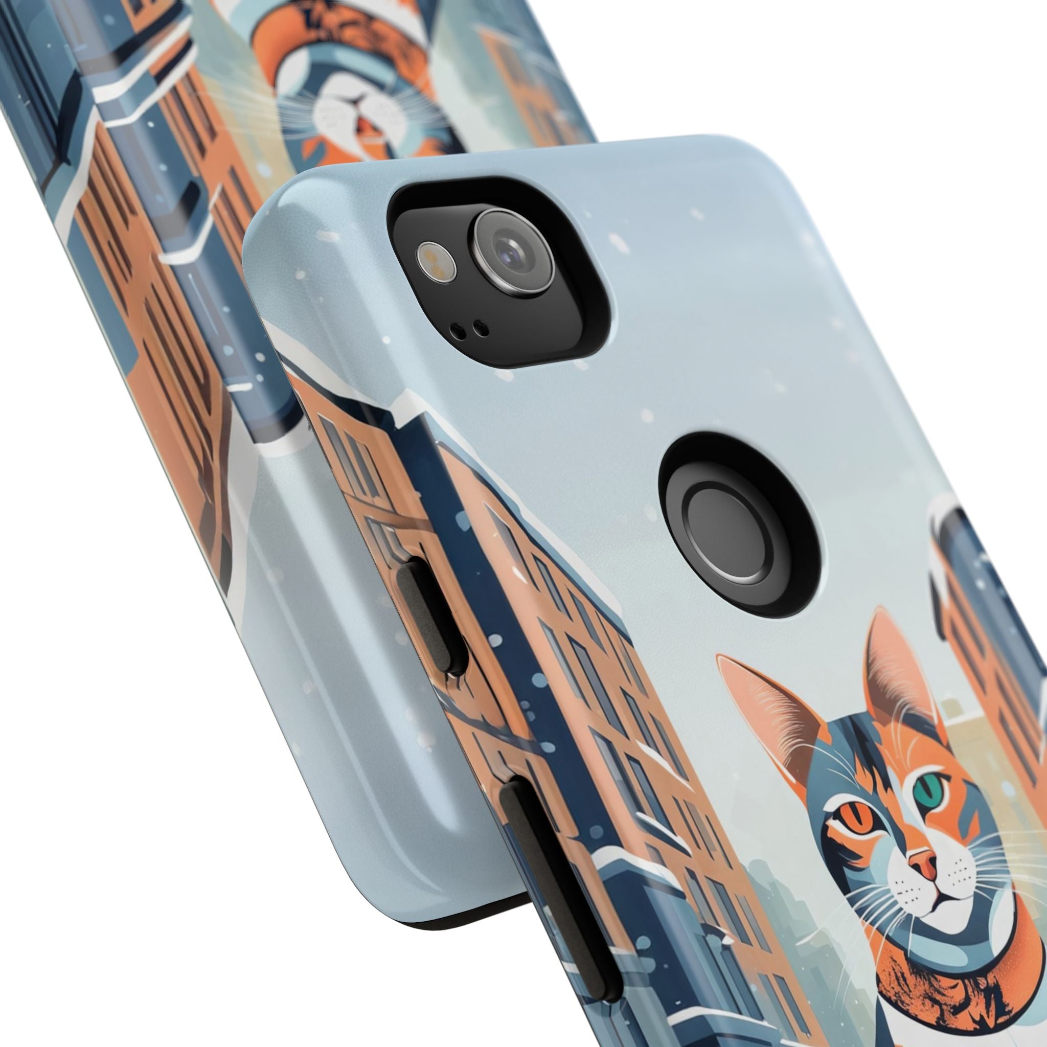 Claws Pawson in the Snow, Cell Phone Case - Apple, Samsung, Google Pixel