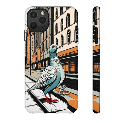 Pigeon on a City Street, Cell Phone Case - Apple, Samsung, or Google Pixel