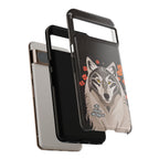 Art Deco Wolf, Cell Phone Case - Apple, Samsung, Google Pixel