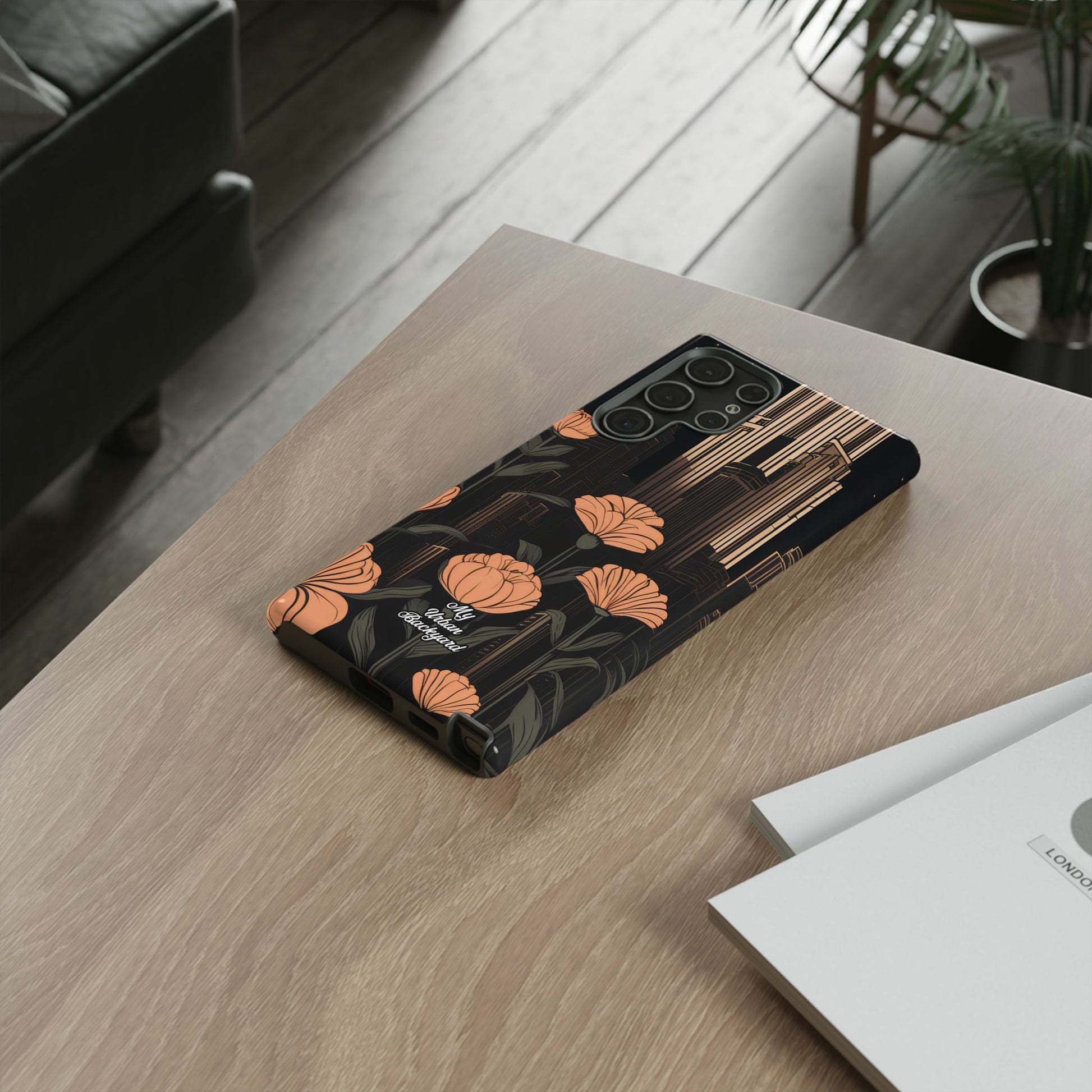 Urban Evening with Flowers, Cell Phone Case - Apple iPhone, Samsung Galaxy, Google Pixel
