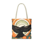Flying Crow Tote Bag with Cotton Handles For Everyday Use, 3 Sizes