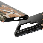 Art Deco Coyote with Flower, Cell Phone Case - Apple, Samsung, Google Pixel