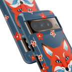 Fox with Flowers, Cell Phone Case - Apple, Samsung, Google Pixel