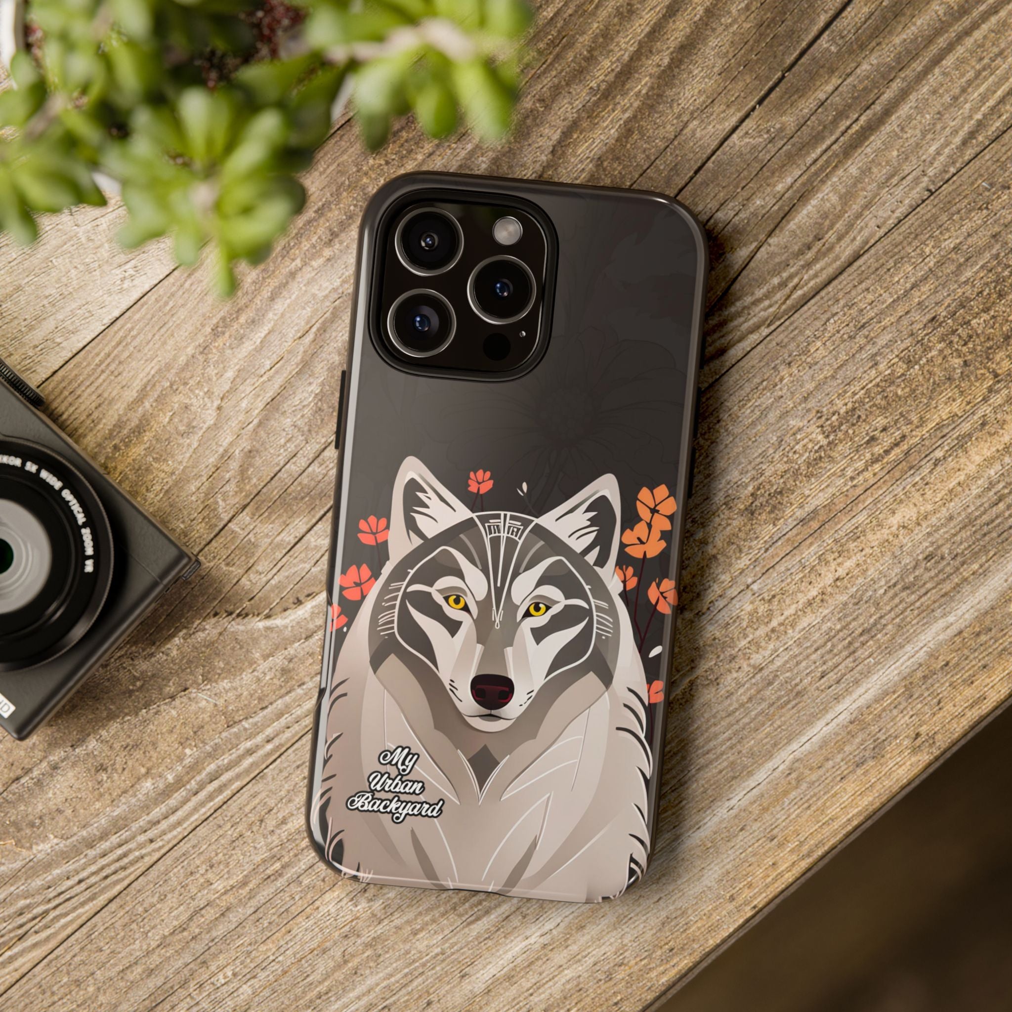 Art Deco Wolf, Cell Phone Case - Apple, Samsung, Google Pixel