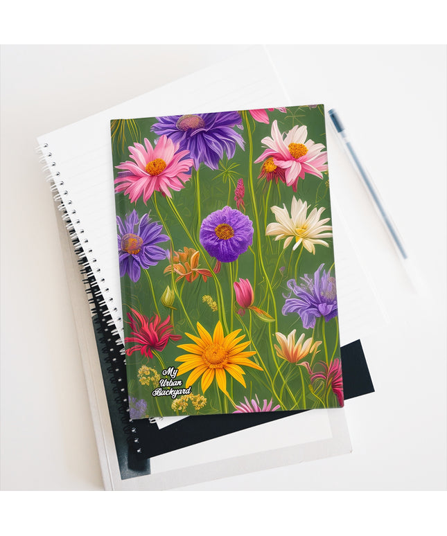 Pretty Wildflower Field, Hardcover Notebook Journal - Write in Style