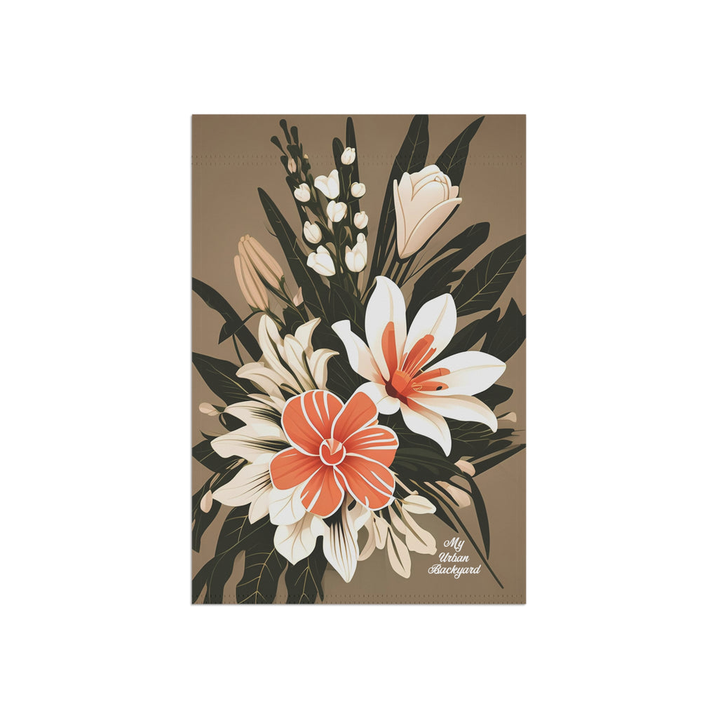 Bouquet of Flowers, Garden Flag for Yard, Patio, Porch, or Work, 12"x18" - Flag only