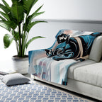 French Bulldog Sherpa Fleece Blanket for Cozy Warmth