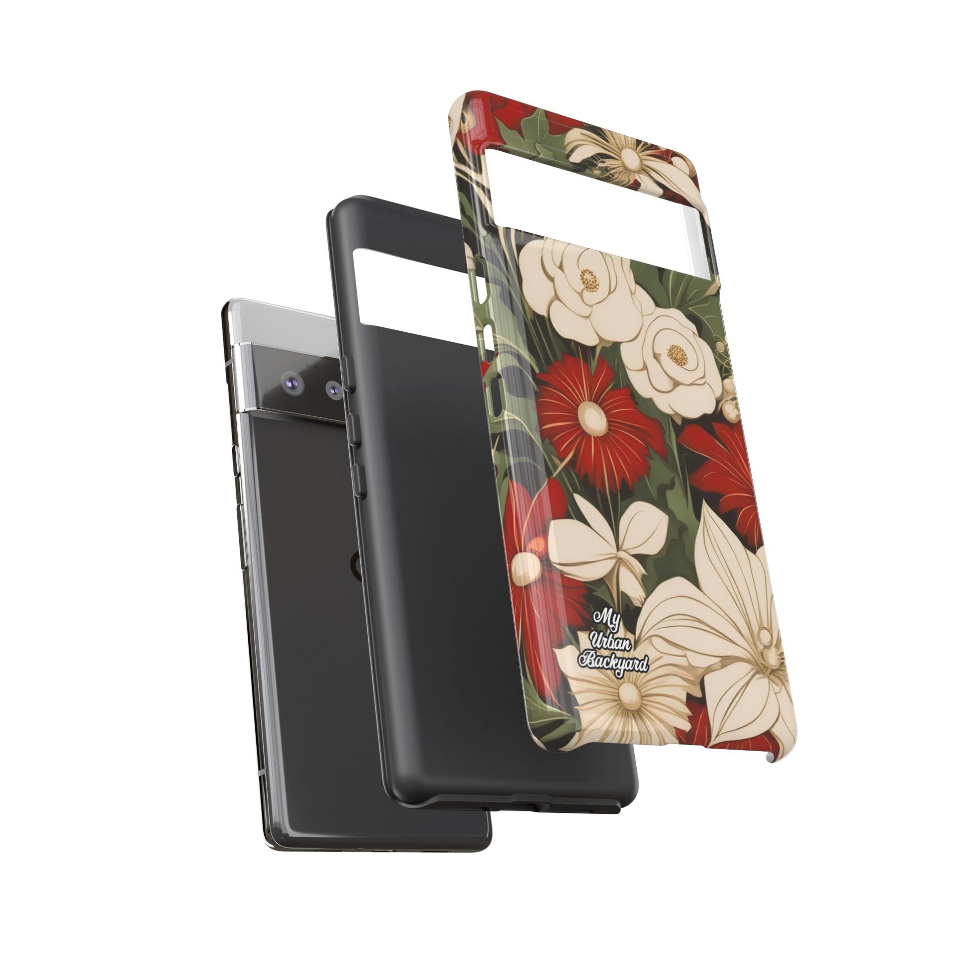 Holiday Flowers, Cell Phone Case - Apple, Samsung, Google Pixel