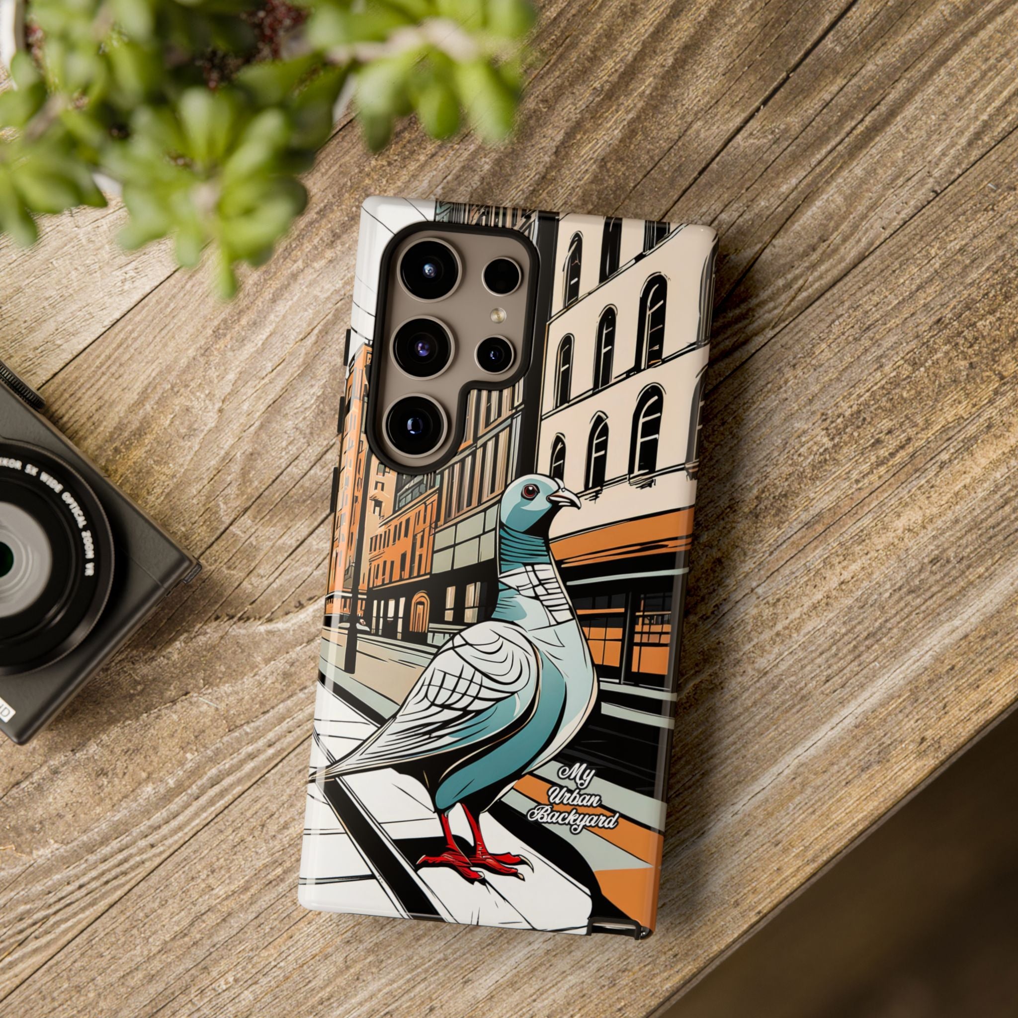 Pigeon on a City Street, Cell Phone Case - Apple, Samsung, Google Pixel