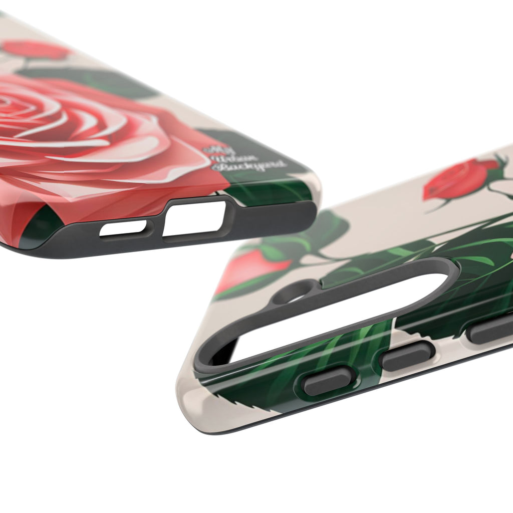 Pink Rose Flowers, Cell Phone Case - Apple, Samsung, Google Pixel