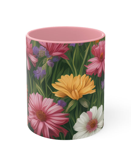 Wildflower Field, Ceramic Mug - Perfect for Coffee, Tea, and More!
