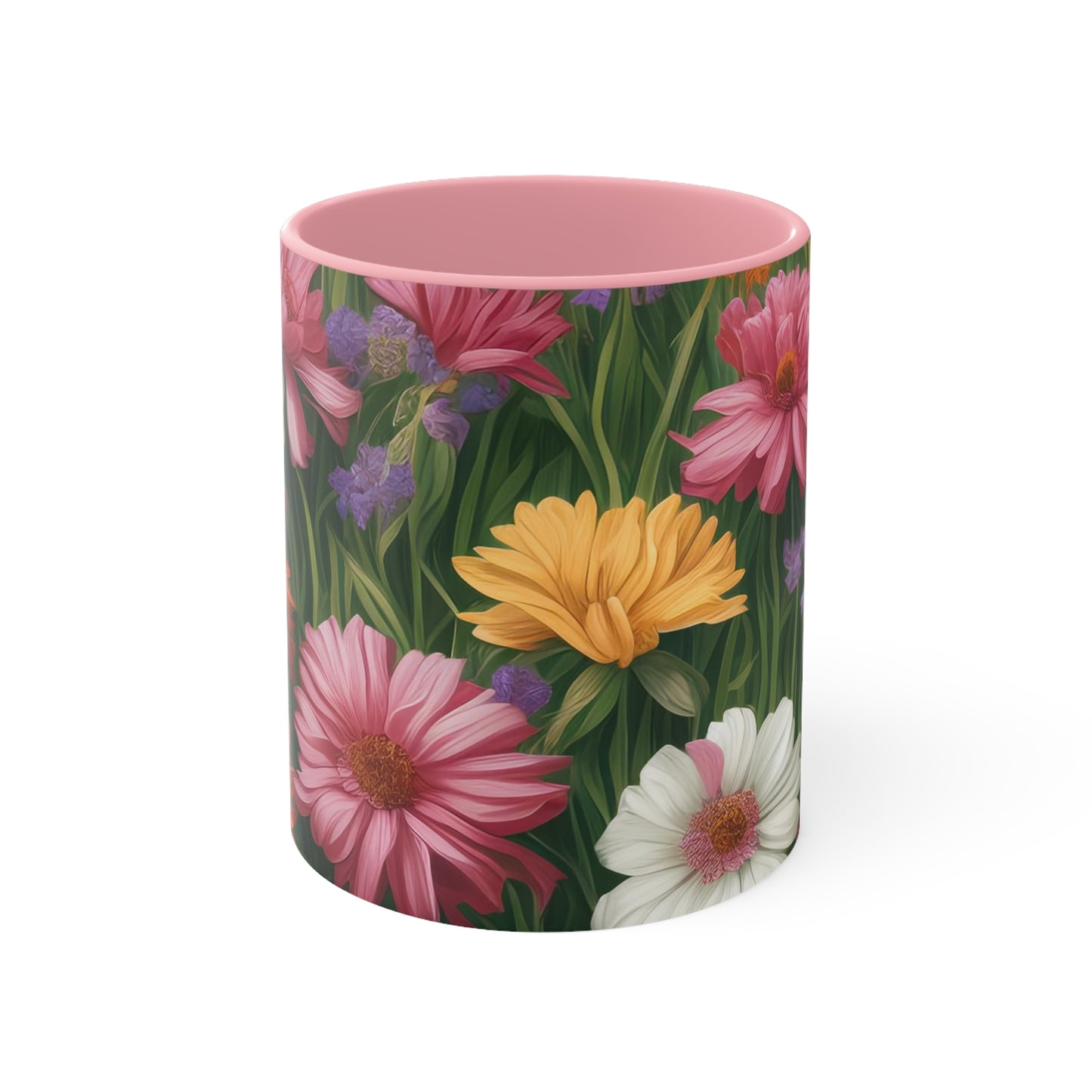Wildflower Field, Ceramic Mug - Perfect for Coffee, Tea, and More!