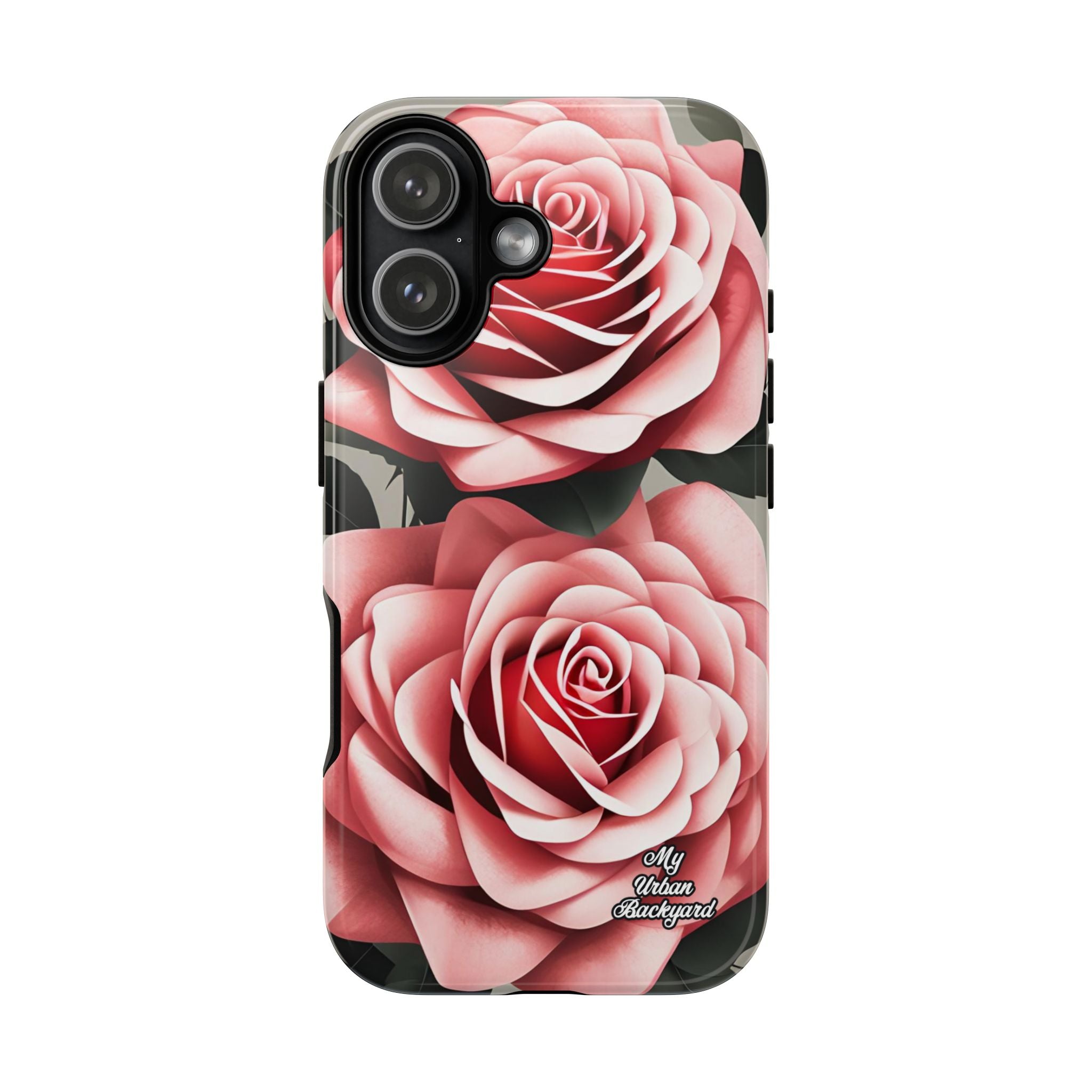 Pink Rose Flowers, Cell Phone Case - Apple, Samsung or Google Pixel