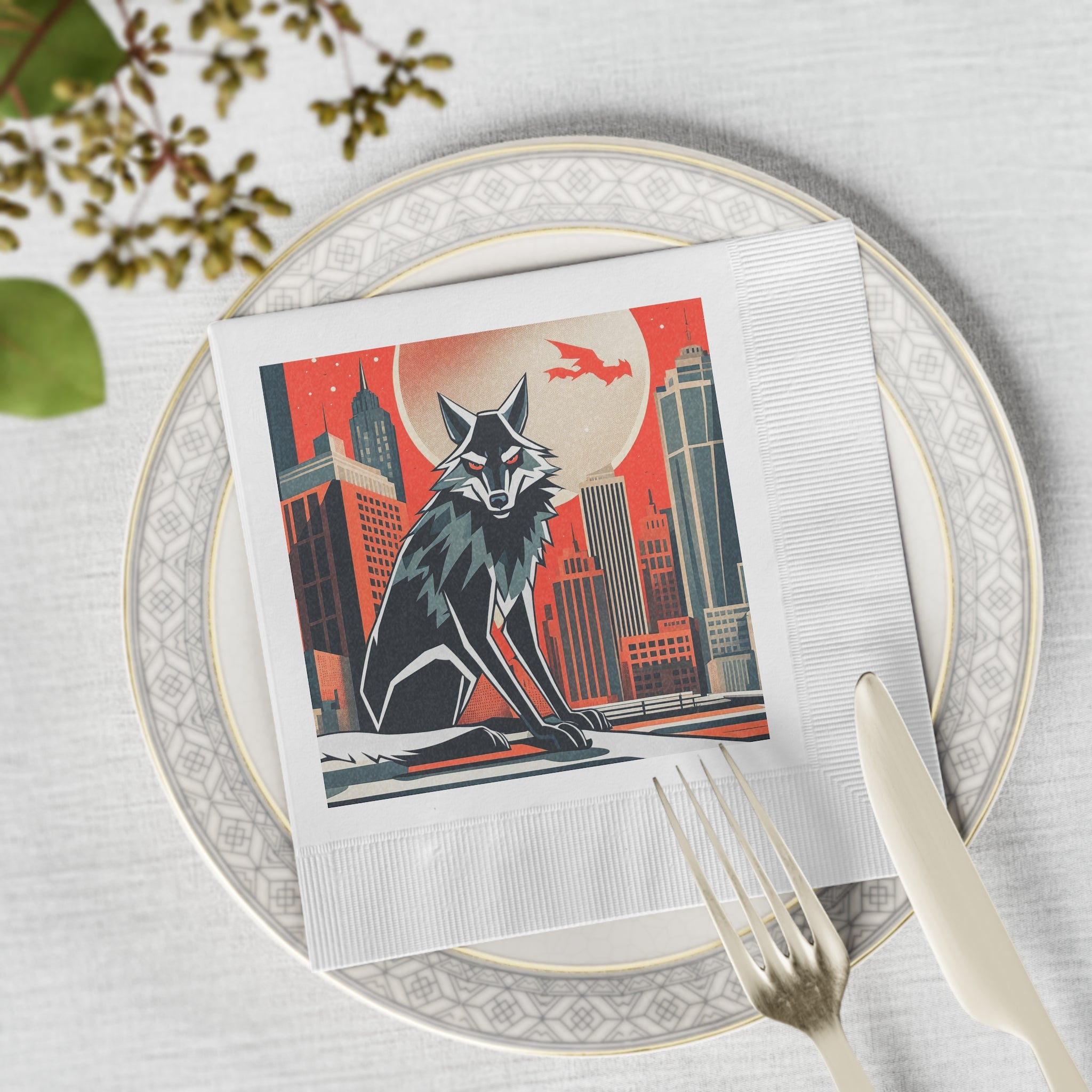 Urban Wolf Napkins