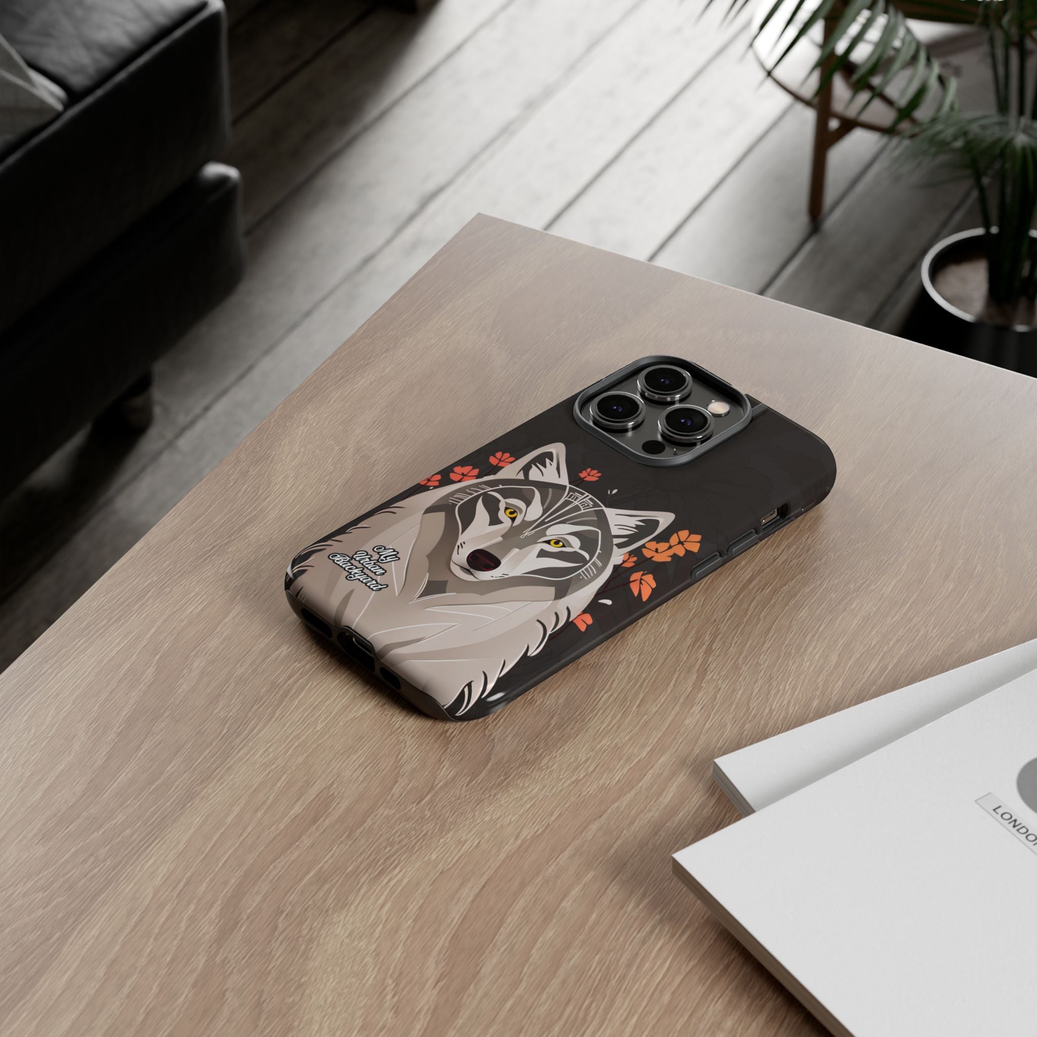 Art Deco Wolf, Cell Phone Case - Apple, Samsung, Google Pixel