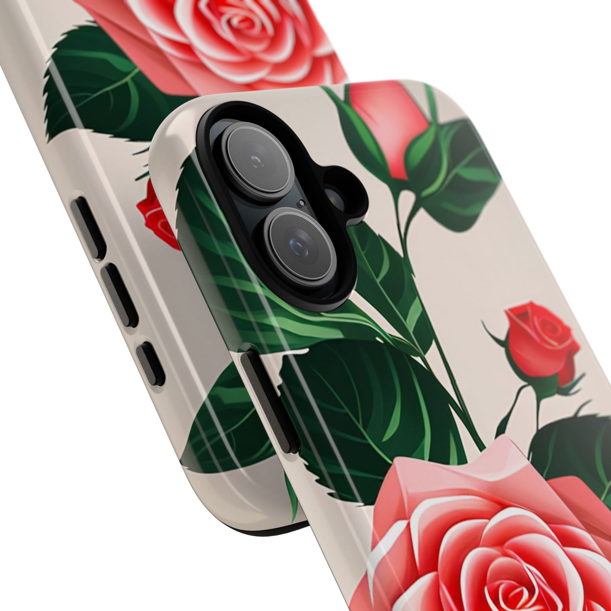 Pink Rose Flowers, Cell Phone Case - Apple, Samsung, Google Pixel