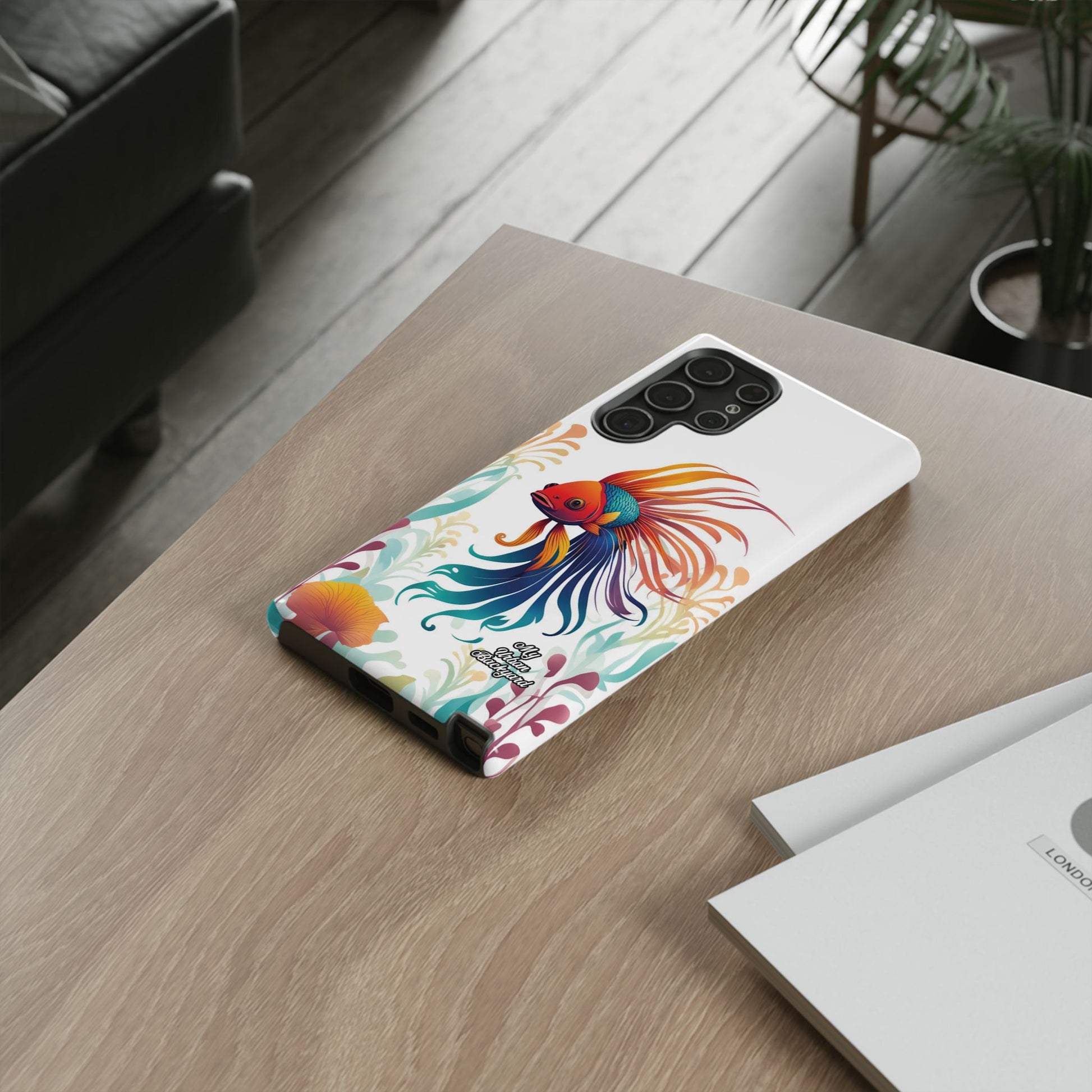 Colorful Betta Fish, Cell Phone Case - Apple, Samsung or Google Pixel