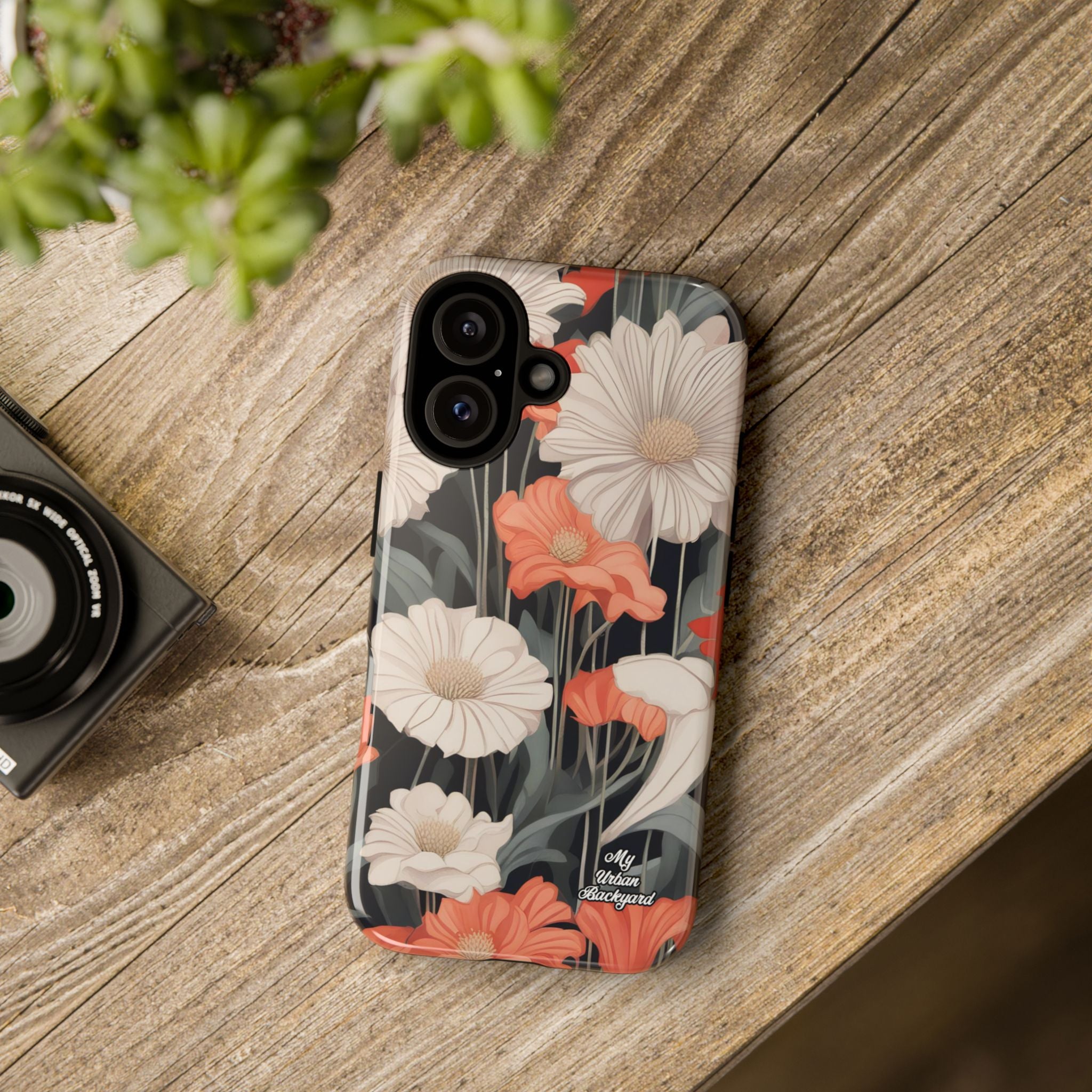 Art Deco Flowers, Cell Phone Case - Apple, Samsung, Google Pixel