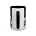 Cityscape with Flowers, Ceramic Coffee Mug