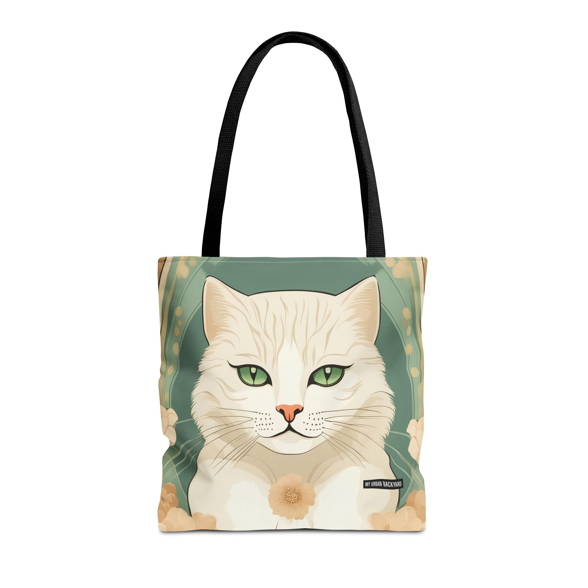 Blanca Purrington, Cat Tote Bag w Cotton Handles