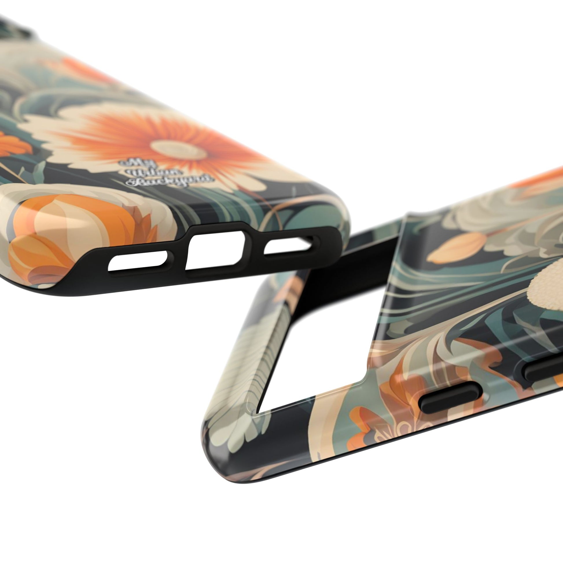 Orange and White Flowers, Cell Phone Case - Apple, Samsung, Google Pixel
