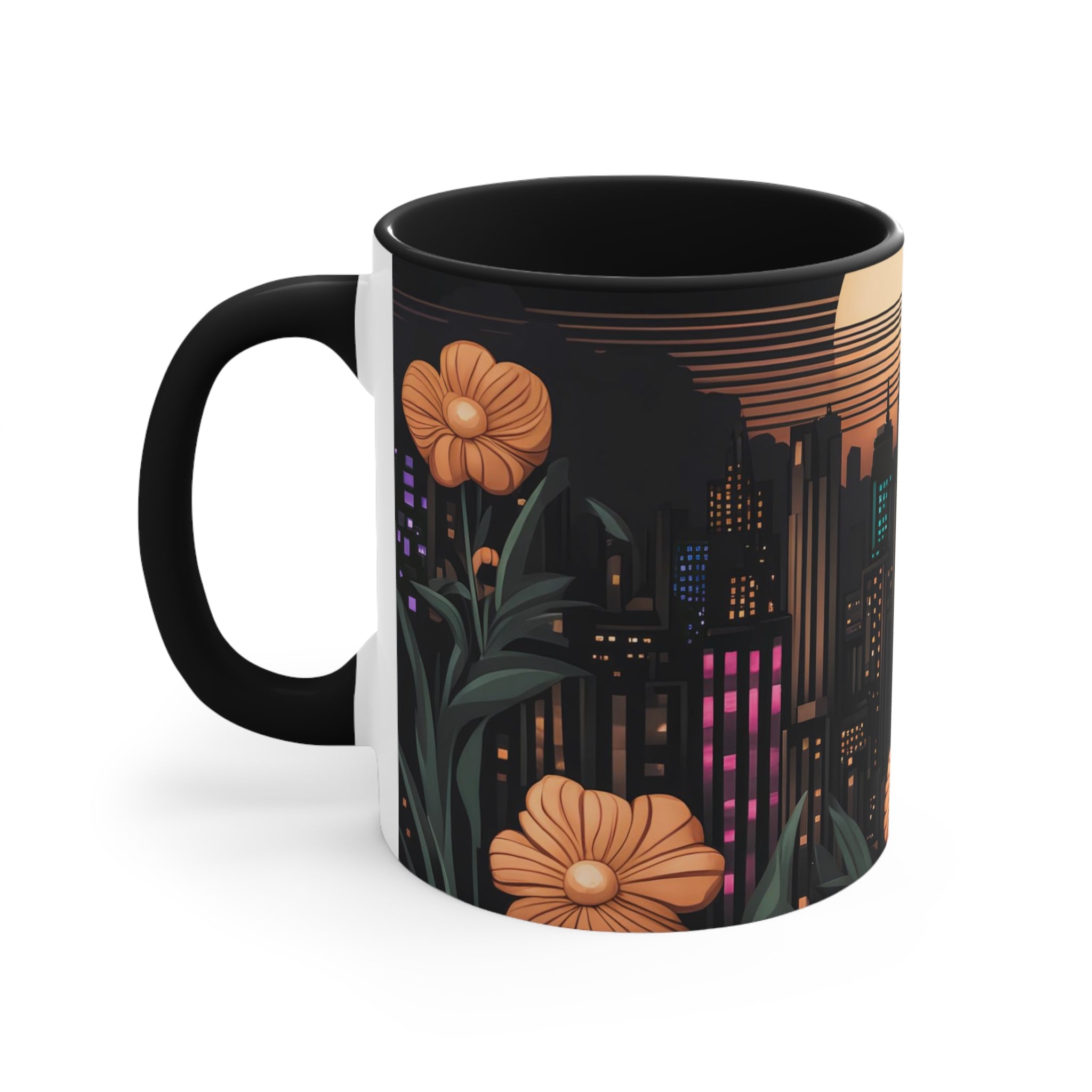 Urban Sunset, Ceramic Coffee Mug