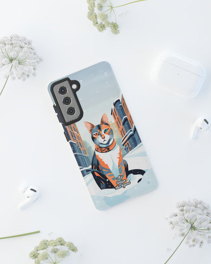 Claws Pawson in the Snow, Cell Phone Case - Apple, Samsung, Google Pixel