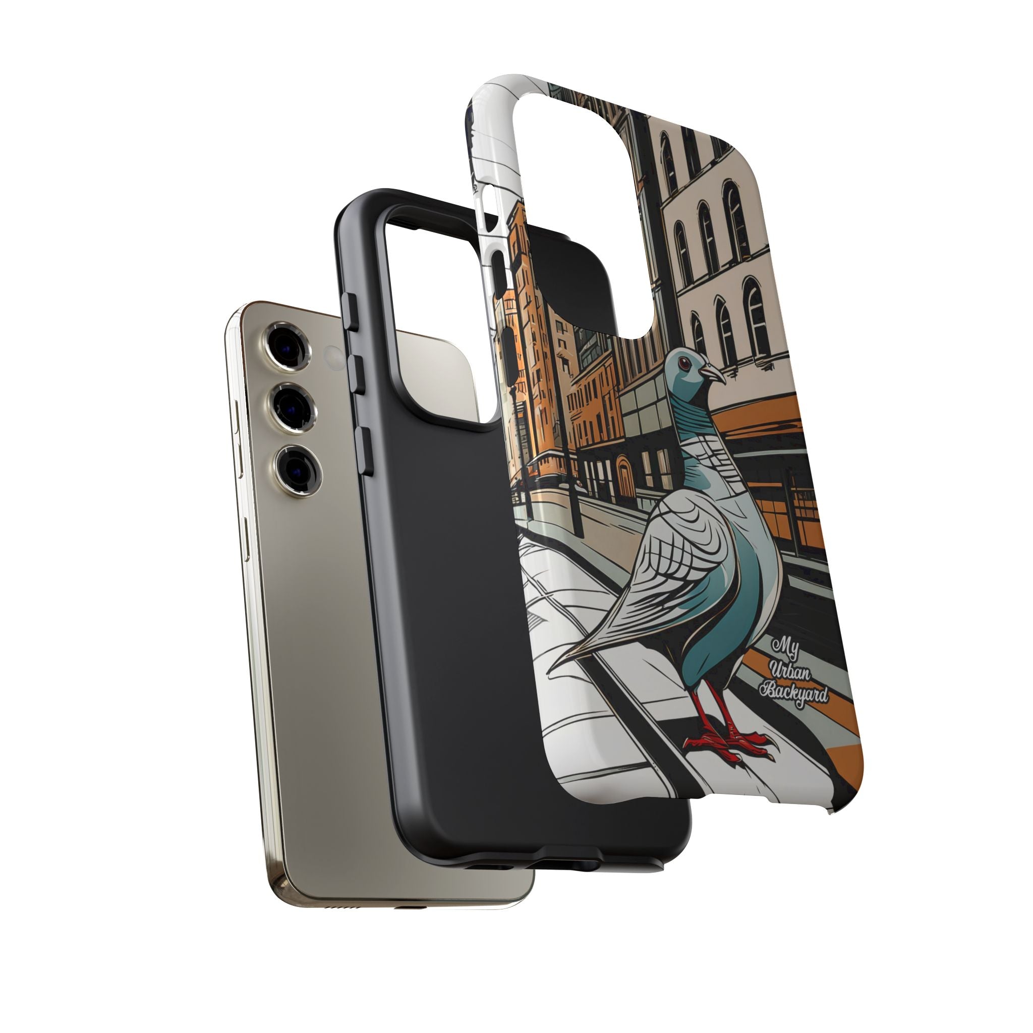 Pigeon on a City Street, Cell Phone Case - Apple, Samsung, Google Pixel