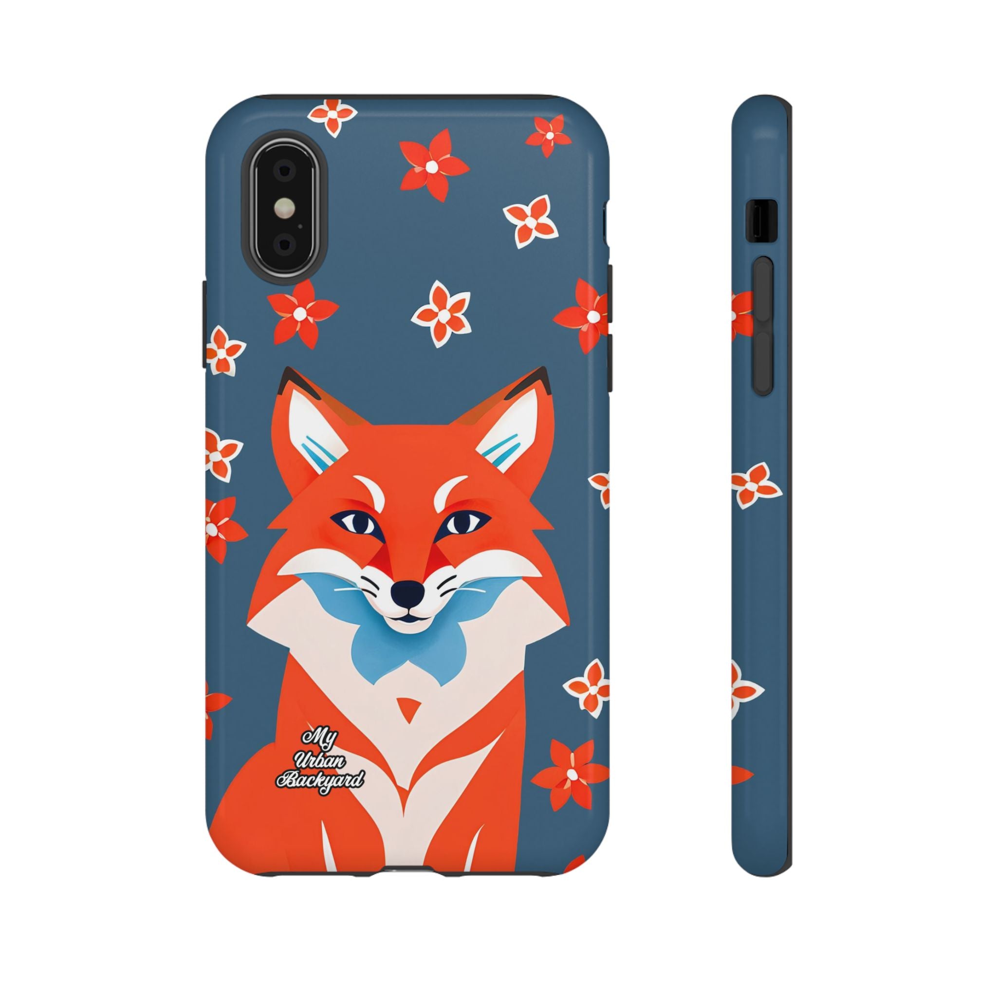 Fox with Flowers, Cell Phone Case - Apple, Samsung, Google Pixel