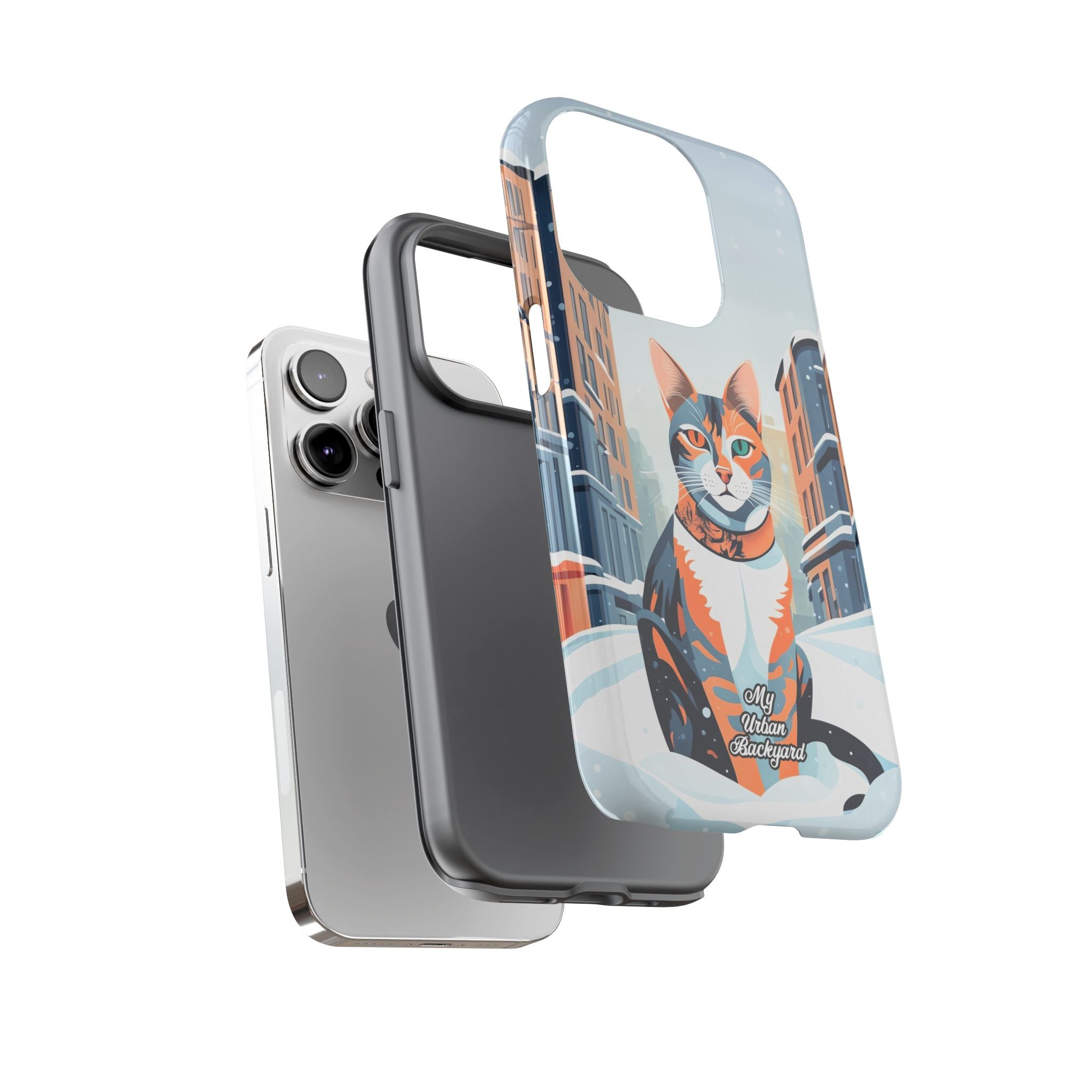 Claws Pawson in the Snow, Cell Phone Case - Apple, Samsung, Google Pixel