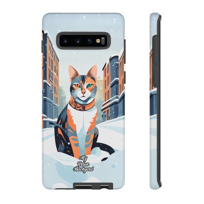 Claws Pawson in the Snow, Cell Phone Case - Apple, Samsung, or Google Pixel