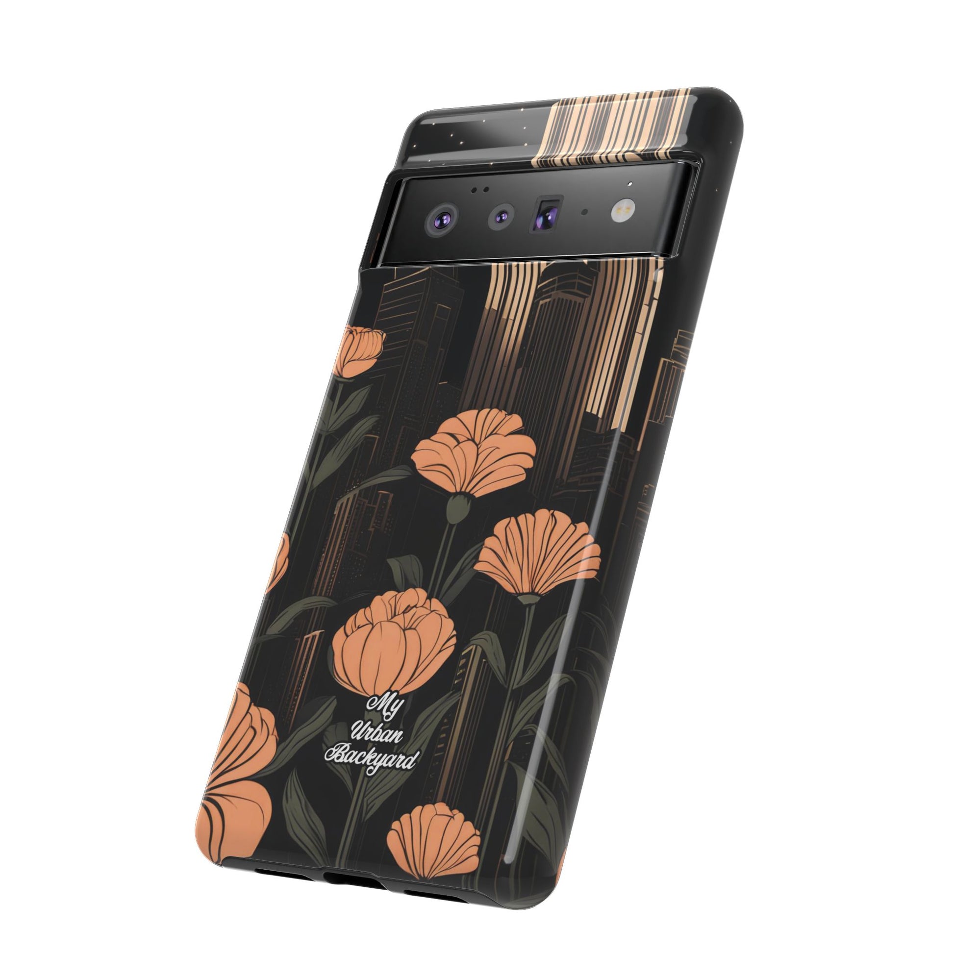 Urban Evening with Flowers, Cell Phone Case - Apple iPhone, Samsung Galaxy, Google Pixel