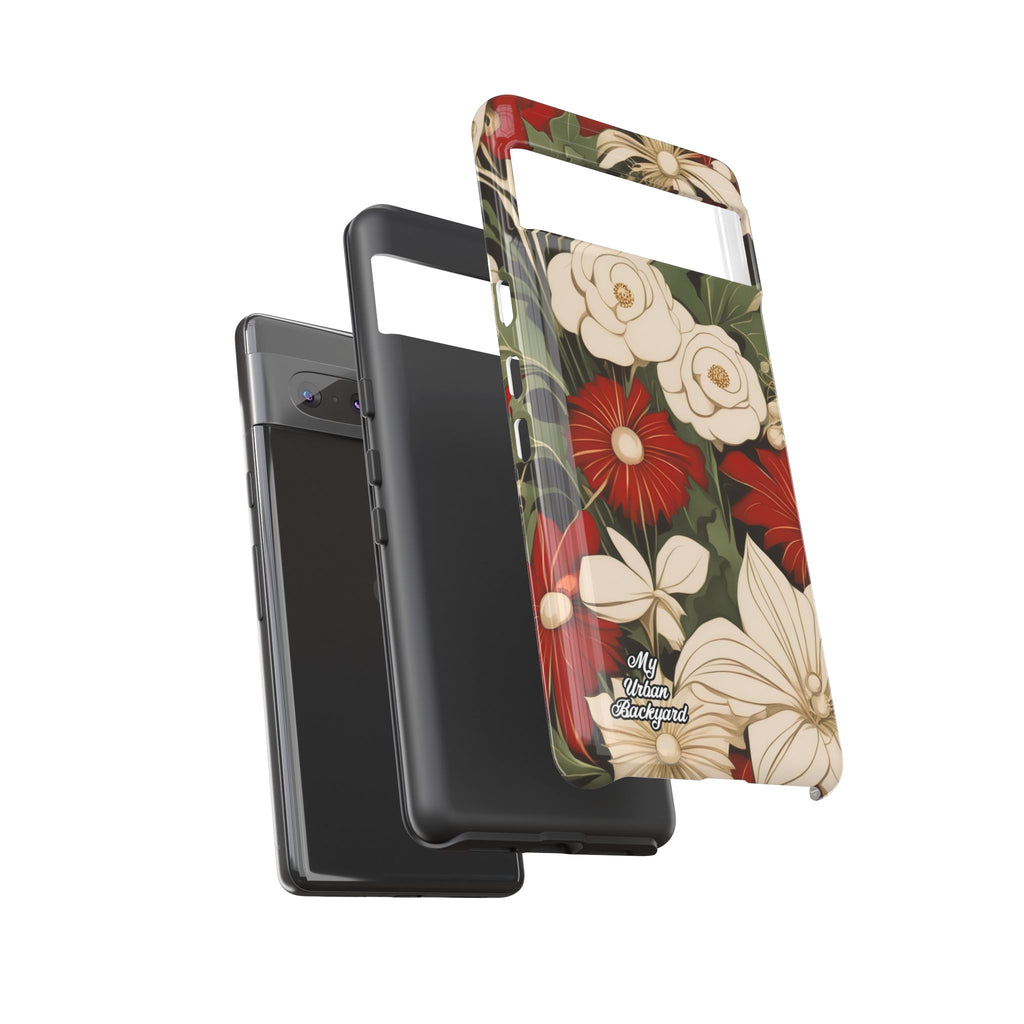 Holiday Flowers, Cell Phone Case - Apple, Samsung, Google Pixel
