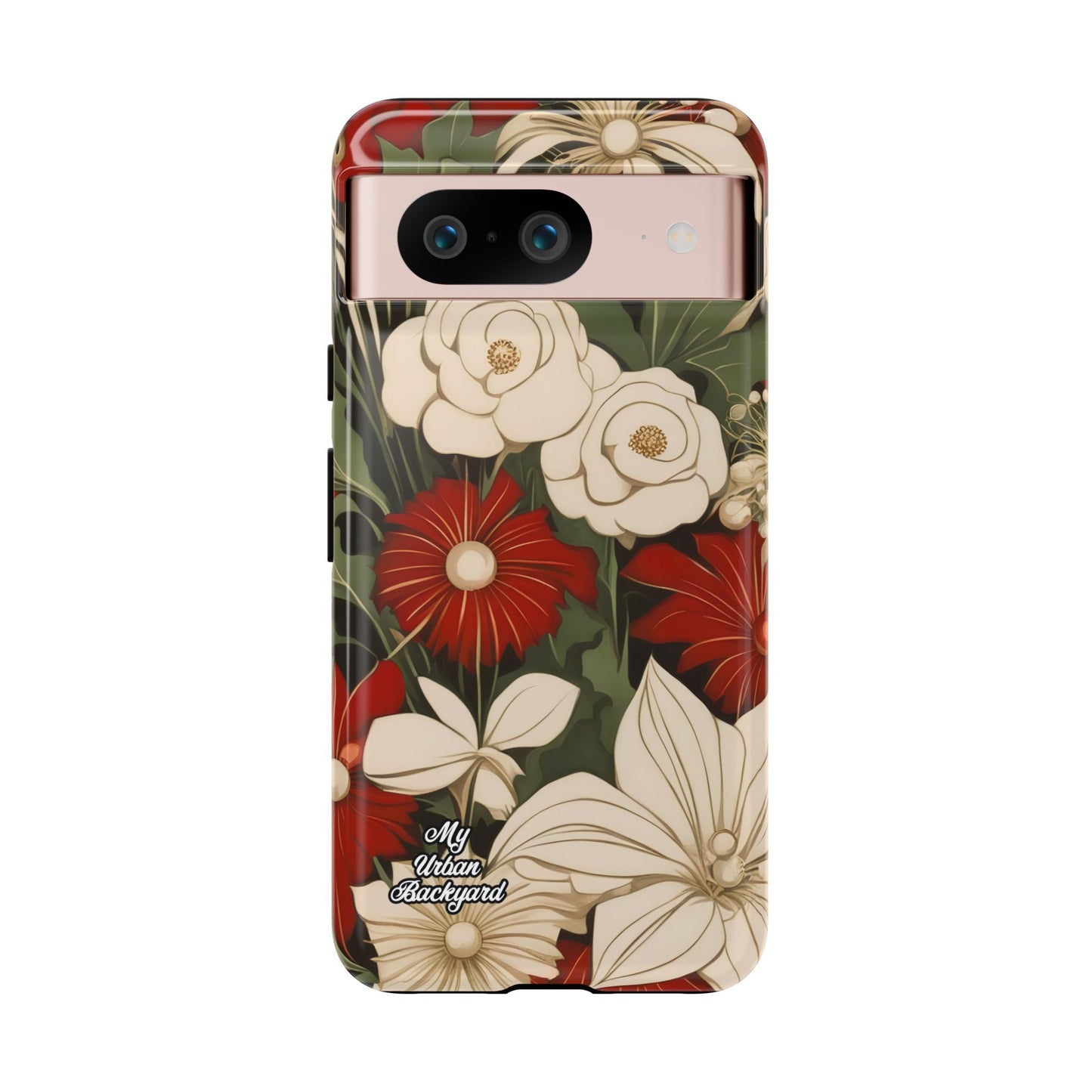 Holiday Flowers, Cell Phone Case - Apple, Samsung or Google Pixel