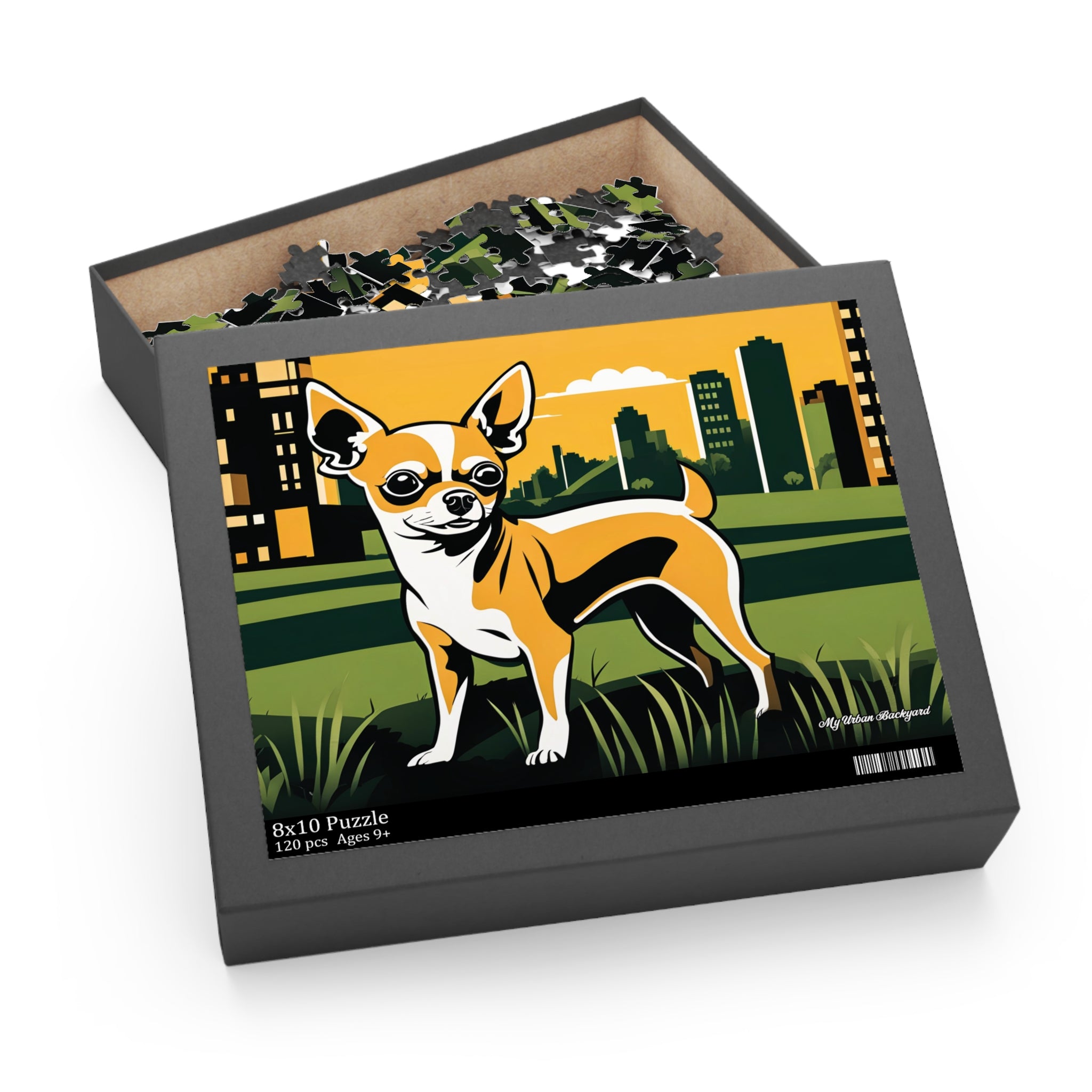 Urban Chihuahua, Jigsaw Puzzle, (120, 252, or 500-Piece)