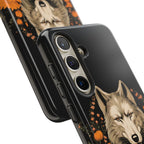 Wolf with Flowers, Animal Cell Phone Case - Apple, Samsung, Google Pixel
