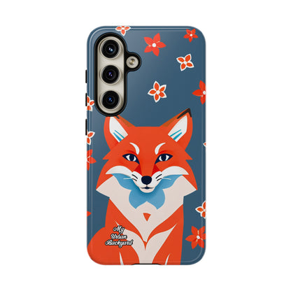 Fox with Flowers, Cell Phone Case - Apple, Samsung or Google Pixel