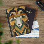 Art Deco Goat Passport Cover