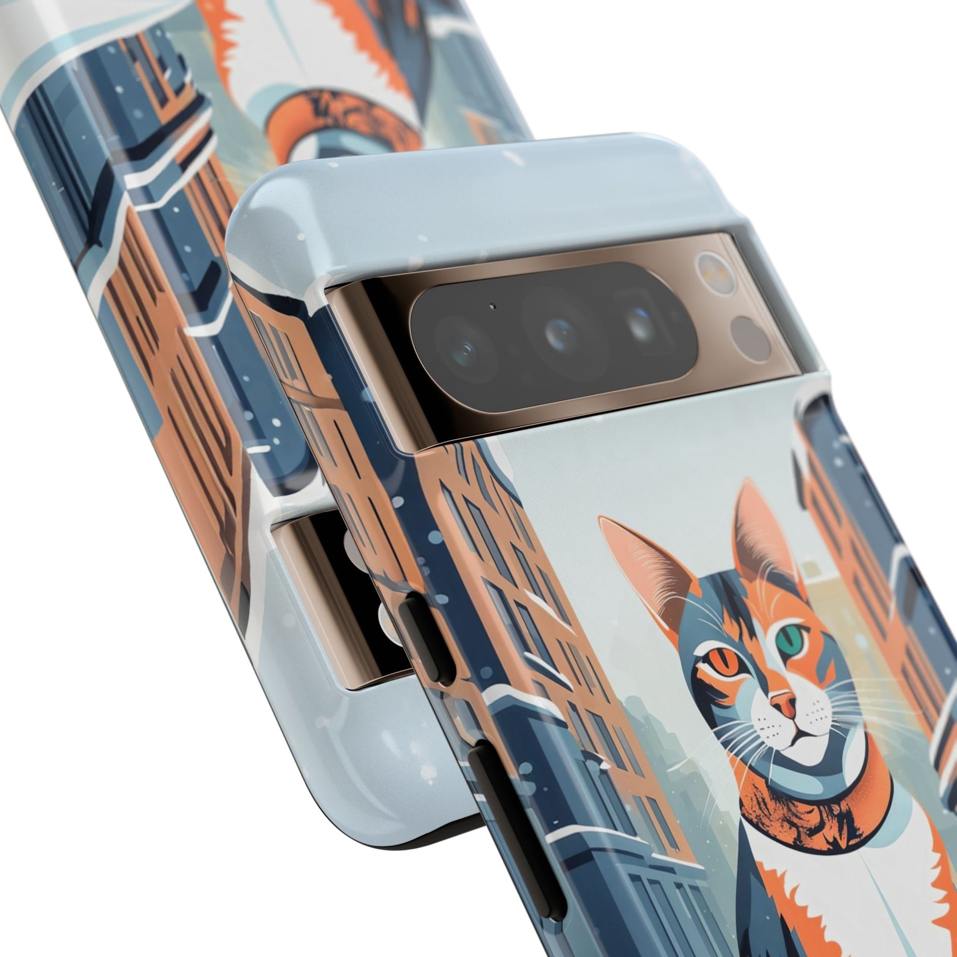Claws Pawson in the Snow, Cell Phone Case - Apple, Samsung, Google Pixel