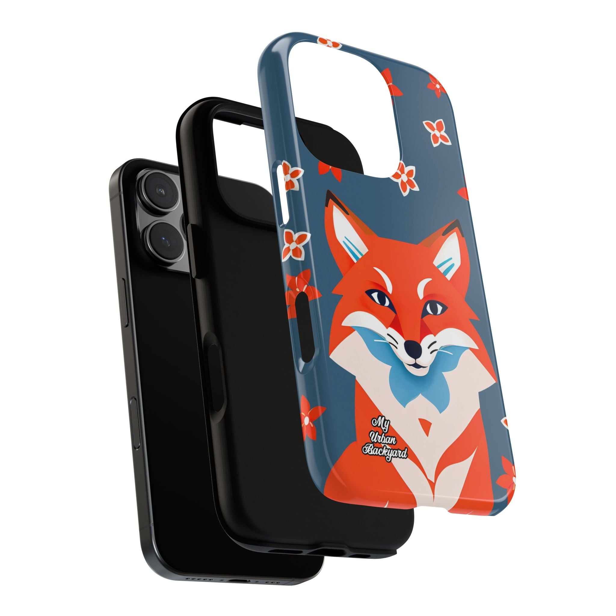 Fox with Flowers, Cell Phone Case - Apple, Samsung, Google Pixel